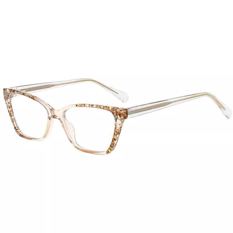 Woven Diamond-Pattern Colored Core Wire Temple Glasses