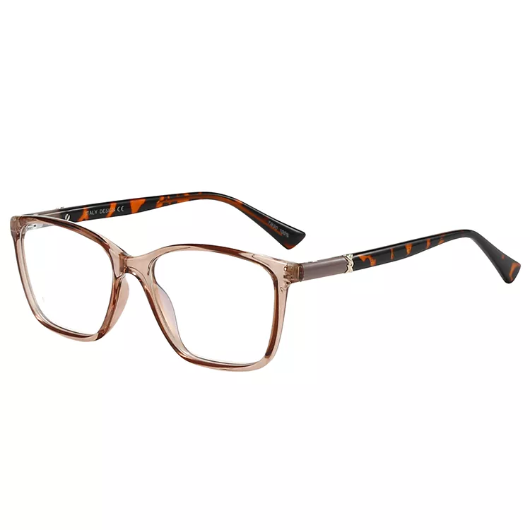 TR90 Color-Block Temple Luxury Gold Accent-briller