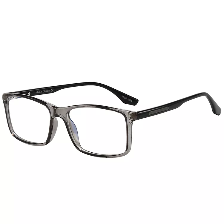 TR90 Elite Rectangle Business Style Metal Inlay Glasses